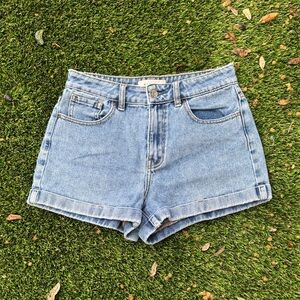 PacSun Light Blue Women's Jean Shorts
